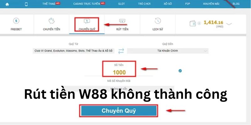 Nguyên nhân người chơi rút tiền W88 bị từ chối nên biết